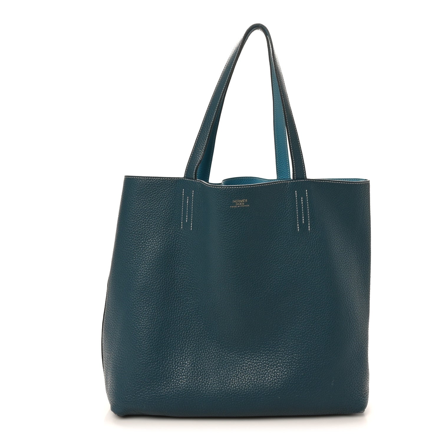 Hermes Taurillon Clemence Double Sens 45 Reversible Tote 3 of 15