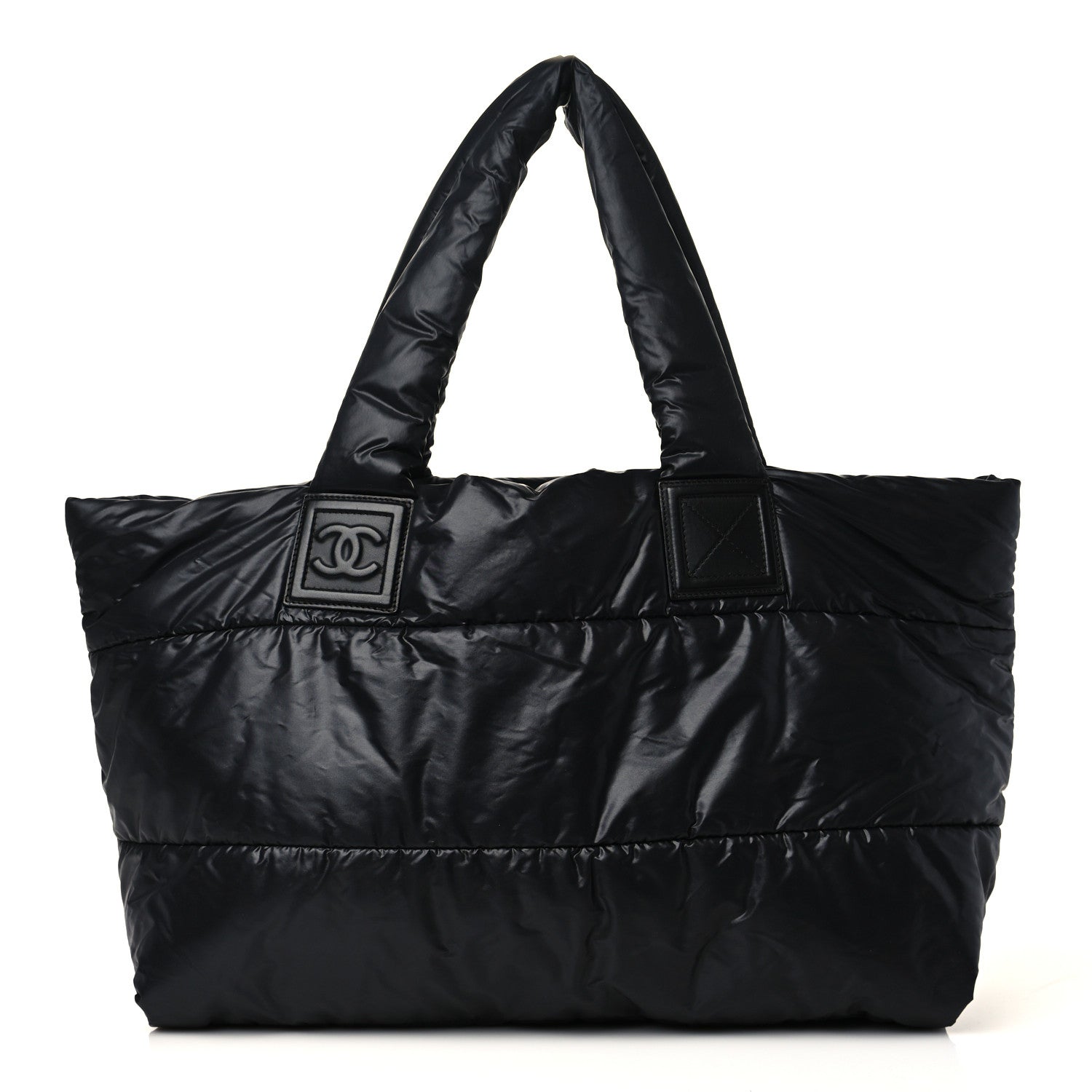 Chanel Nylon Quilted Medium Coco Cocoon Reversible Tote Black 1 of 9