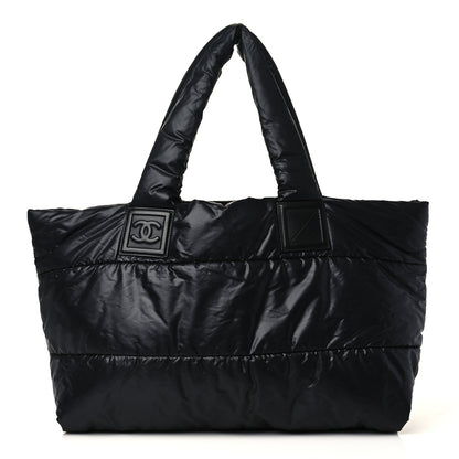 Chanel Nylon Quilted Medium Coco Cocoon Reversible Tote Black 1 of 9