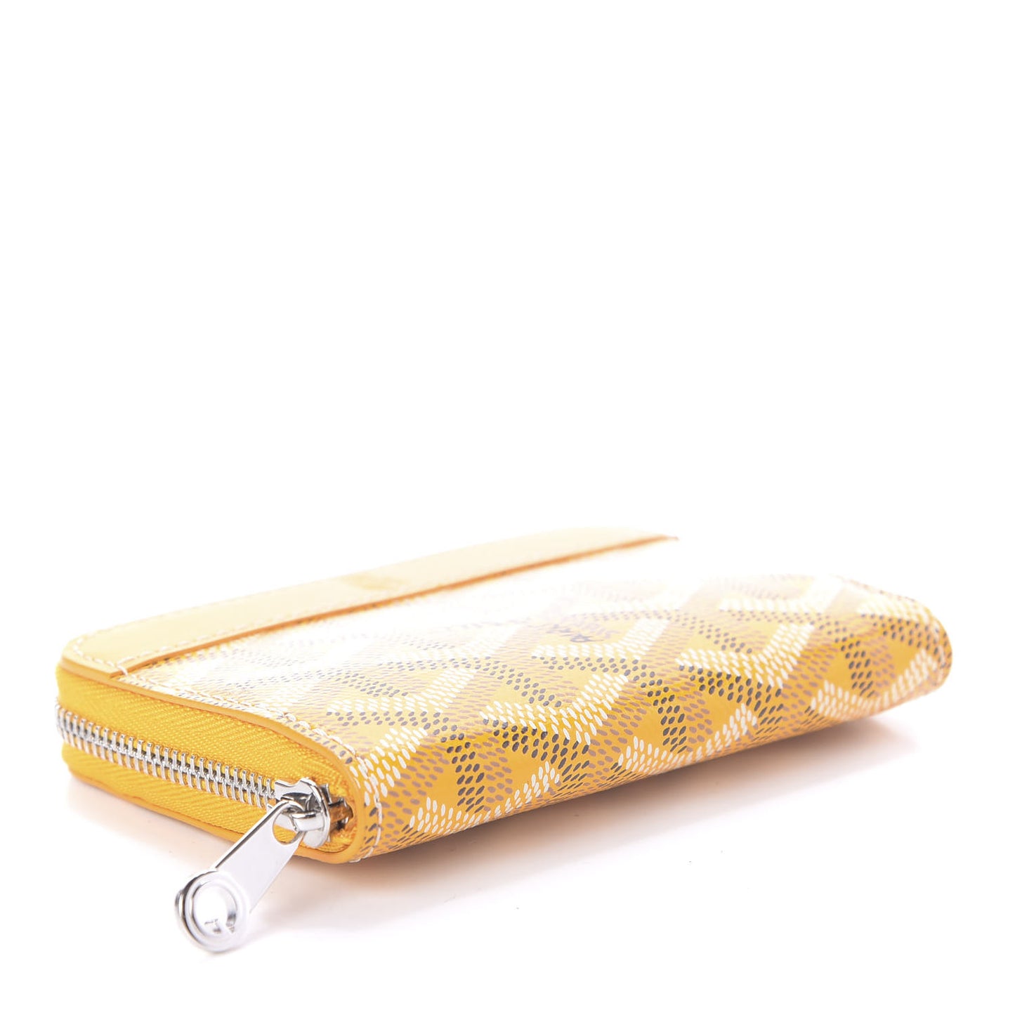 Goyardine Compact Wallet Yellow