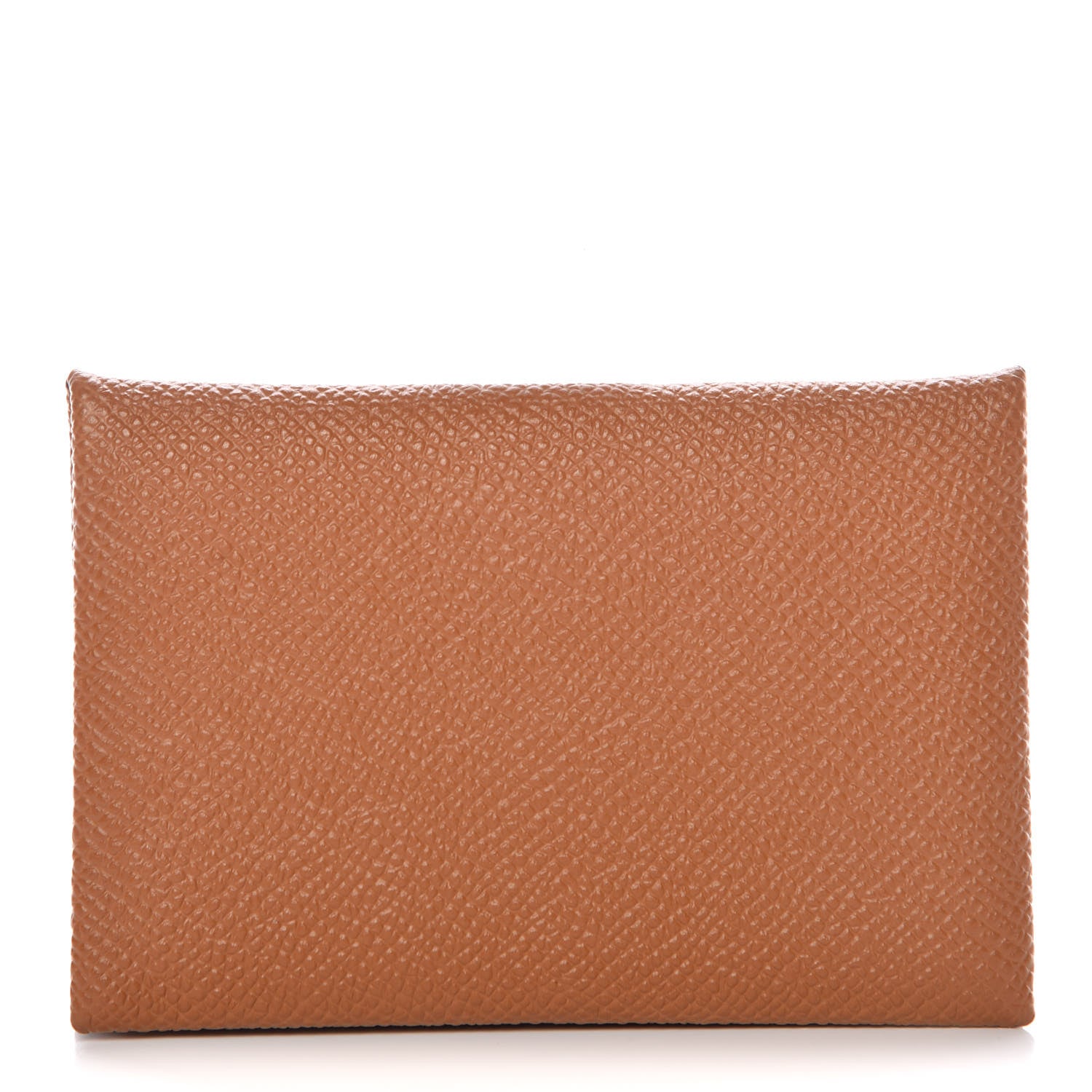 Hermes Epsom Calvi Card Case Gold 1 of 9