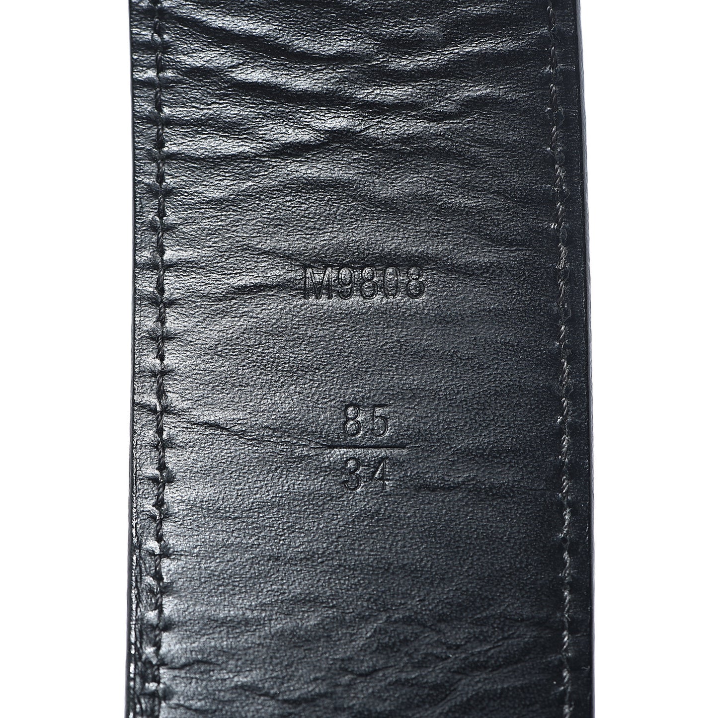 Damier Graphite 40mm LV Initiales Belt 85 34