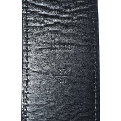 Louis Vuitton Damier Graphite 40mm LV Initiales Belt 85 34 3 of 8