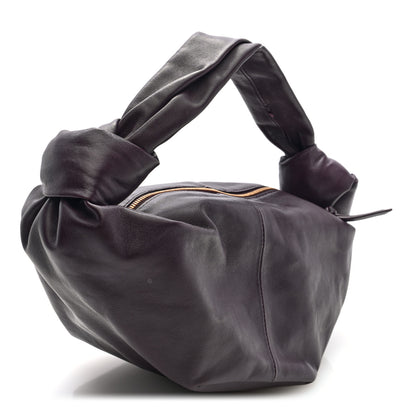 Bottega Veneta Calfskin Mini Double Knot Hobo Barolo 3 of 10