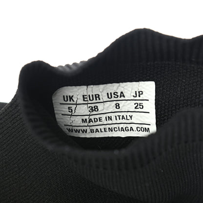 Balenciaga Neoprene Knit Womens Speed Sneakers 38 Black White 6 of 7
