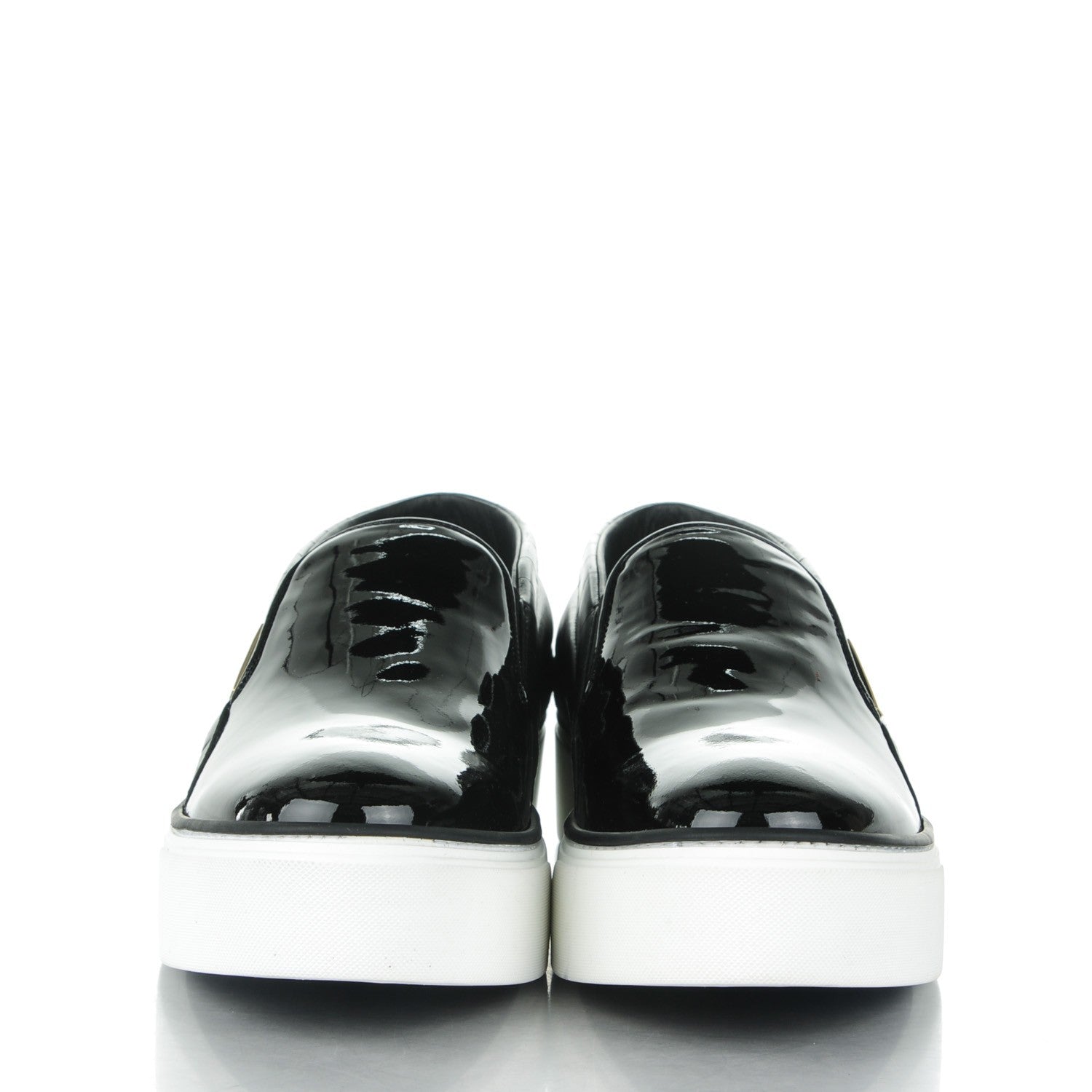 Louis Vuitton Alligator Patent Calfskin Catwalk Slip On 41 Black 2 of 8