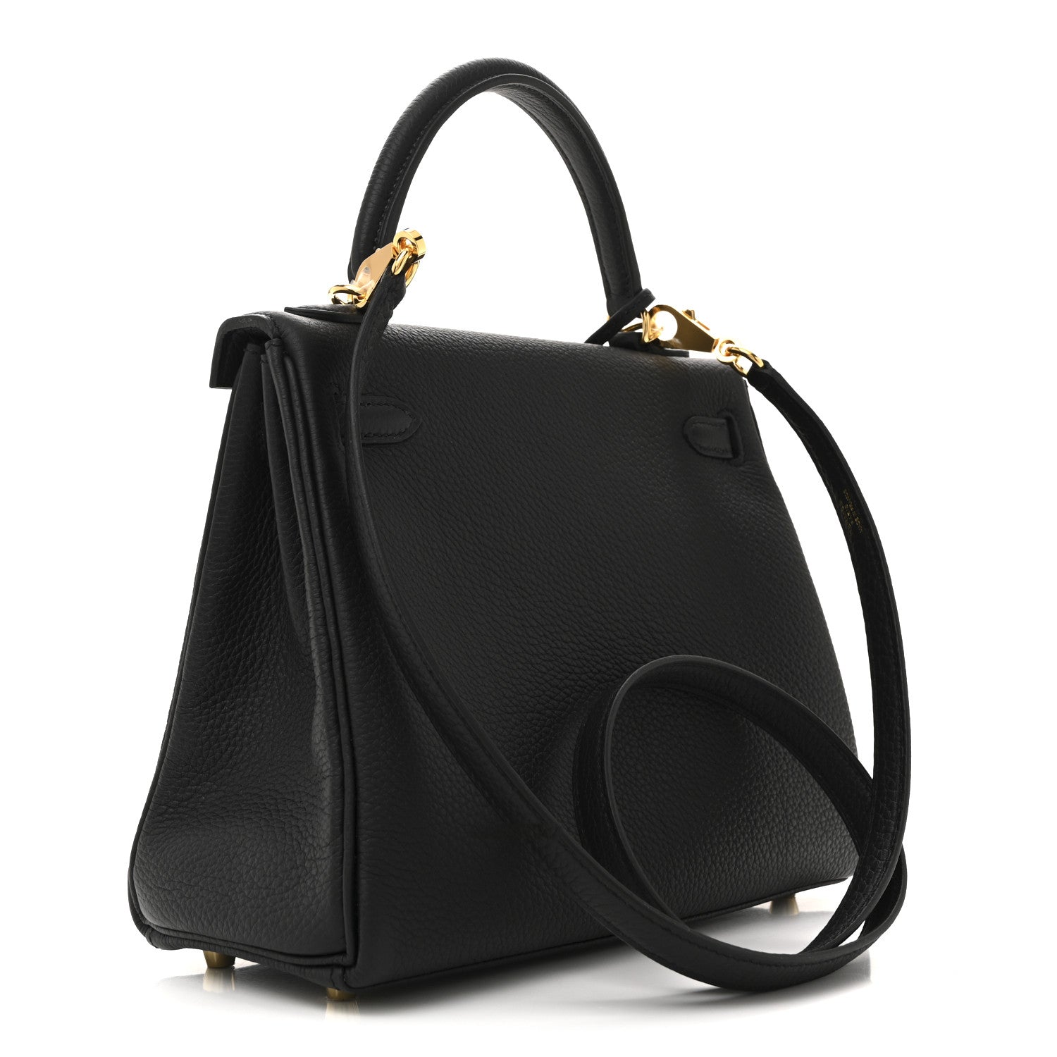 Hermes Togo Kelly Retourne 25 Black 3 of 8