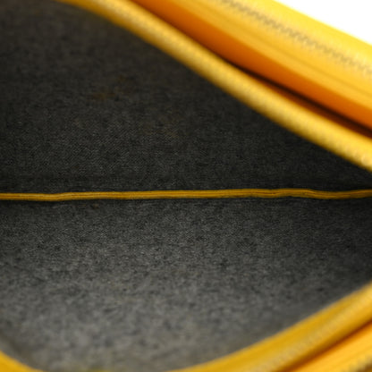 Celine Lambskin Small Trio Crossbody Bag Fluo Yellow 5 of 16