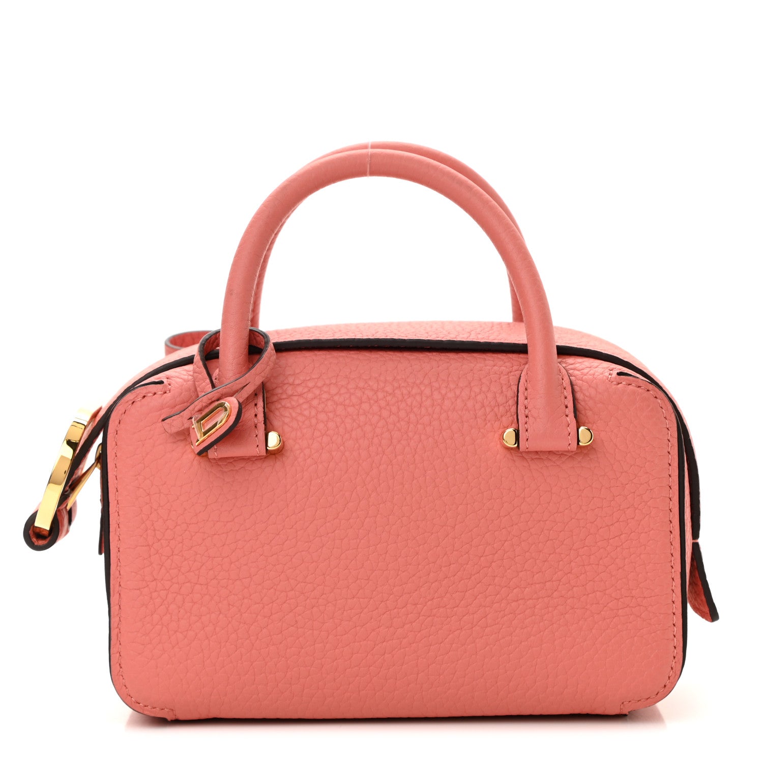 Delvaux Taurillon Soft Nano Cool Box Satchel Hibiscus 1 of 9