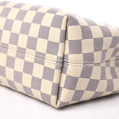 Louis Vuitton Damier Azur Graceful PM Rose Ballerine 9 of 14