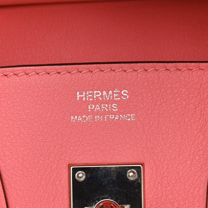 Hermes Swift Birkin 25 Rose Azalee 11 of 17