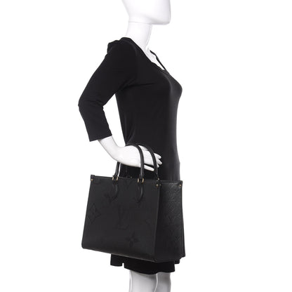 Louis Vuitton Empreinte Monogram Giant Onthego MM Black 3 of 10