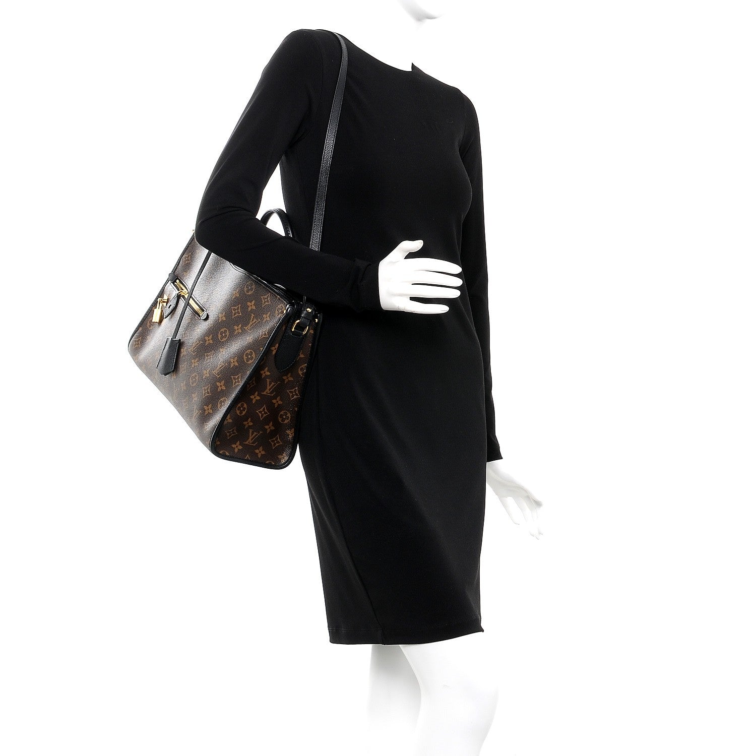 Louis Vuitton Monogram Popincourt MM Black 2 of 6
