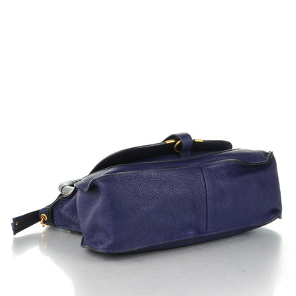 Chloe Calfskin Medium Marcie Satchel Storm Blue 4 of 14