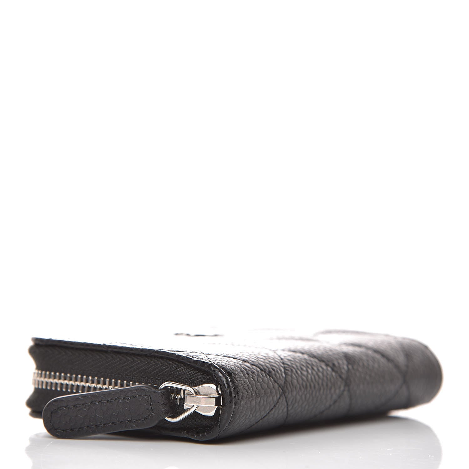 Chanel Caviar Quilted Zip Coin Purse Black 4 of 8