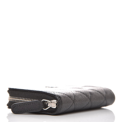 Chanel Caviar Quilted Zip Coin Purse Black 4 of 8