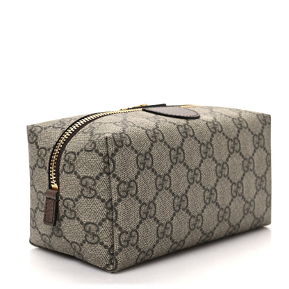Gucci Soft GG Supreme Monogram Calfskin Medium Ophidia Cosmetic Case Beige Ebony New Acero 2 of 7