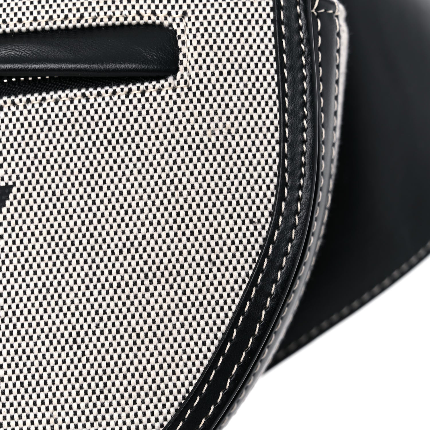 Burberry Canvas Horseferry Print Small Olympia Bum Bag Black Grey 12 of 14