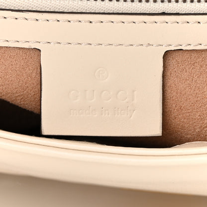 Gucci Calfskin Matelasse Small GG Marmont Shoulder Bag White 6 of 13