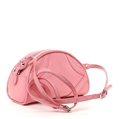 Prada Soft Calfskin Bowling Crossbody Bag Petalo 3 of 9