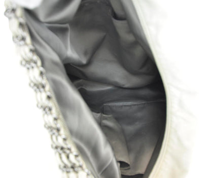 Chanel Lambskin Large Rock and Chain Hobo White 12 of 12