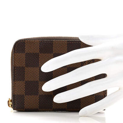 Louis Vuitton Damier Ebene Zippy Coin Purse 2 of 10