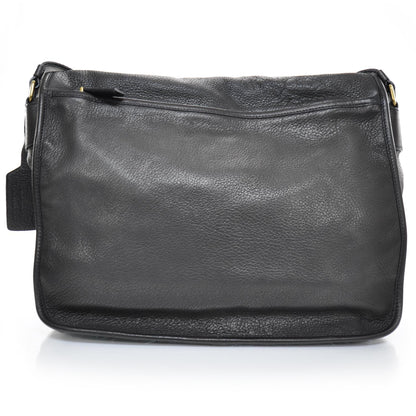 Prada Cervo Deerskin Messenger Bag Nero Black 3 of 9