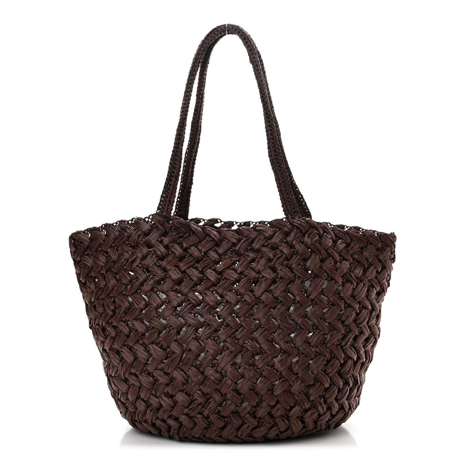 The Row Raffia Estelle Tote Bag Brown 1 of 10