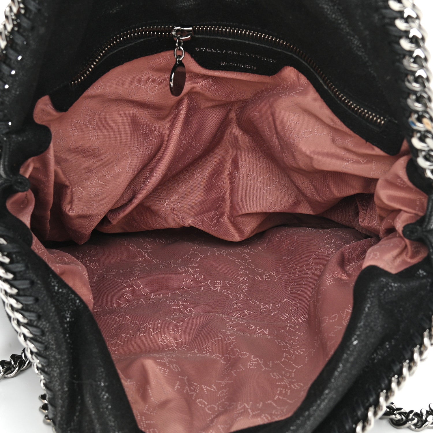 Stella McCartney Shaggy Deer Falabella Fold Over Tote Black 5 of 11