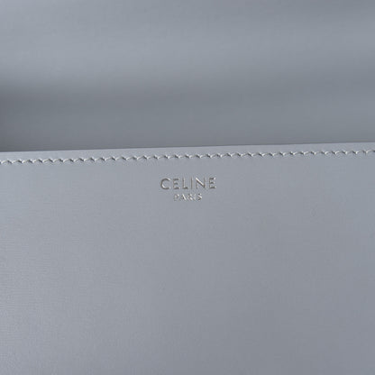 Celine Smooth Calfskin Medium Classic Box Flap Bag Slate 8 of 10