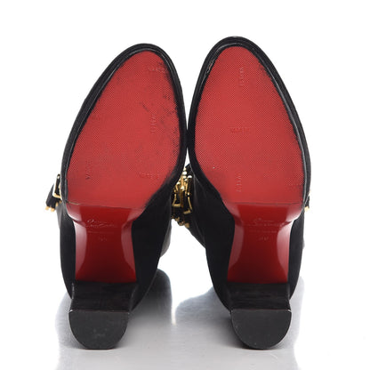 Christian Louboutin Suede Lady Troop 120 Tall Boots 39 Black 7 of 9