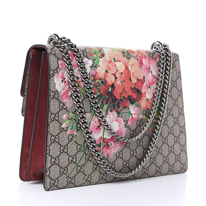 Gucci GG Supreme Monogram Blooms Medium Dionysus Shoulder Bag Beige Multicolor Dry Rose 3 of 14