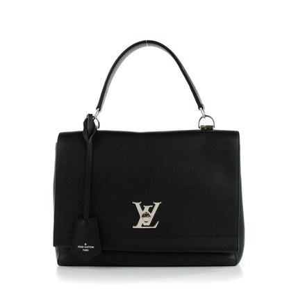 Louis Vuitton Calfskin Lockme II Top Handle Black 1 of 7