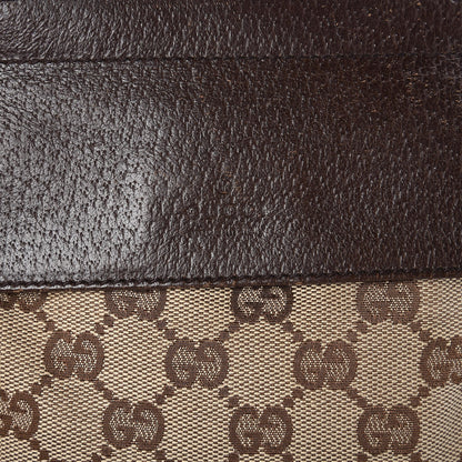 Gucci GG Monogram Double Pocket Belt Bag Dark Brown 6 of 8