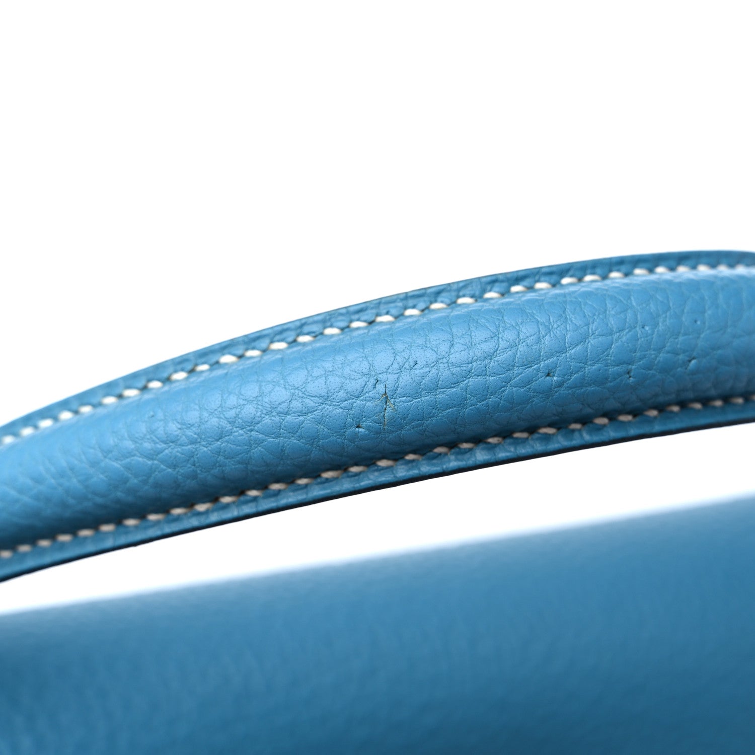 Hermes Togo Kelly Retourne 32 Blue Jean 13 of 16