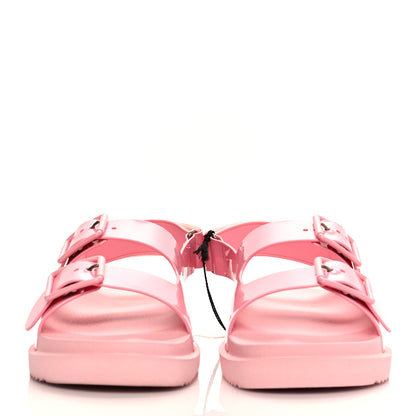 Gucci Rubber Mini Double G Womens Isla Dad Sandals 40 Wild Rose 2 of 8
