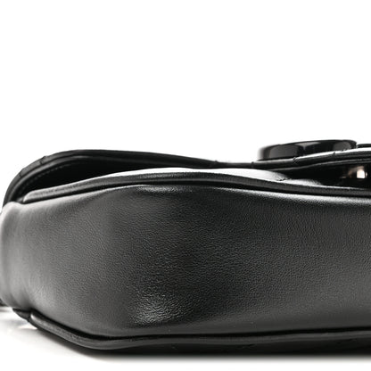 Gucci Calfskin Matelasse Monochrome GG Marmont Chain Belt Bag Black 9 of 10