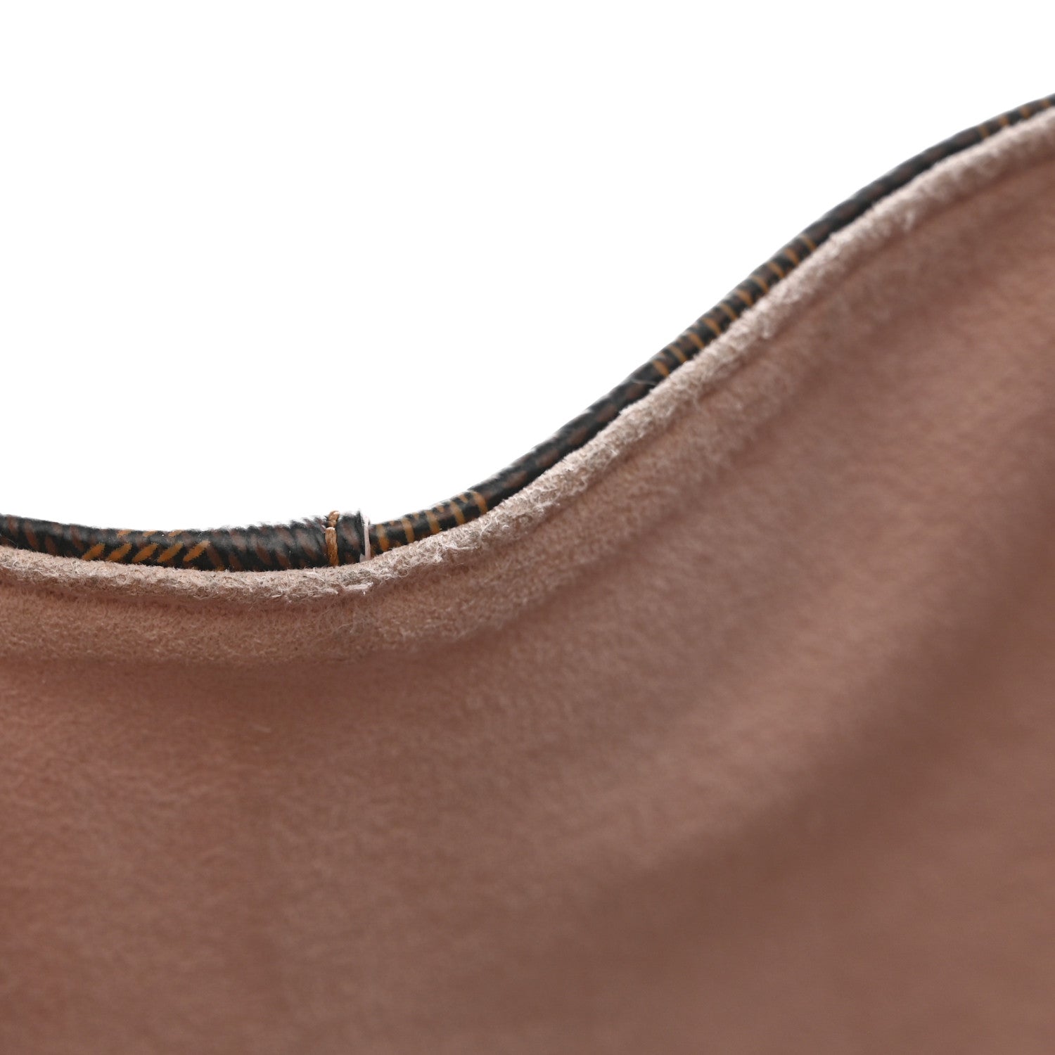 Louis Vuitton Damier Ebene Caissa Hobo Rose Ballerine 13 of 16