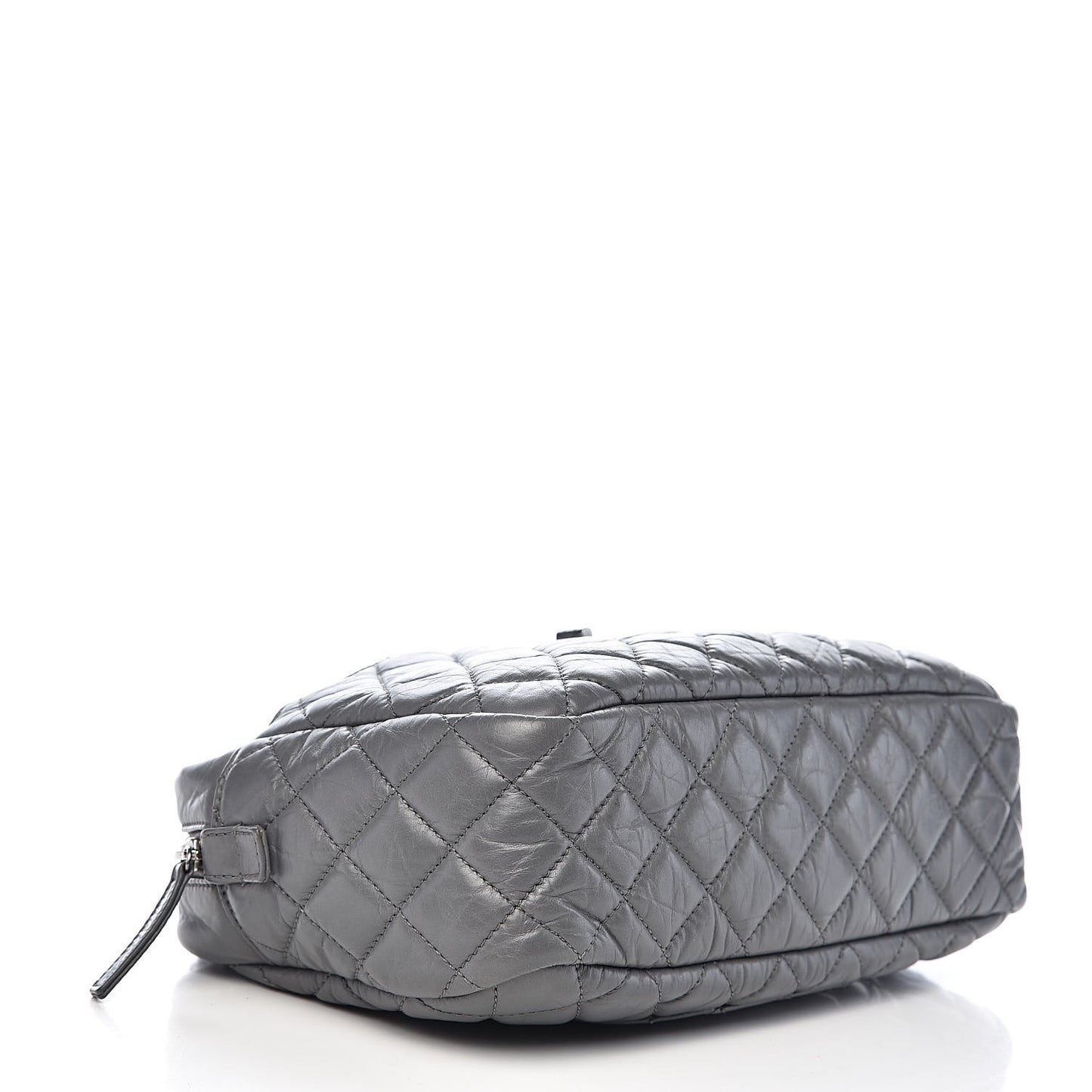 Aged Calfskin Medium Reissue Camera Case Grey