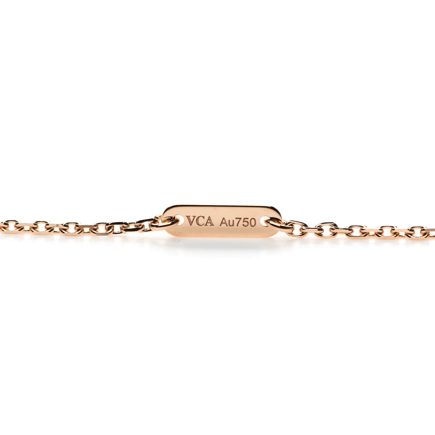 Van Cleef & Arpels 18K Rose Gold Sweet Alhambra Pendant Necklace 5 of 6