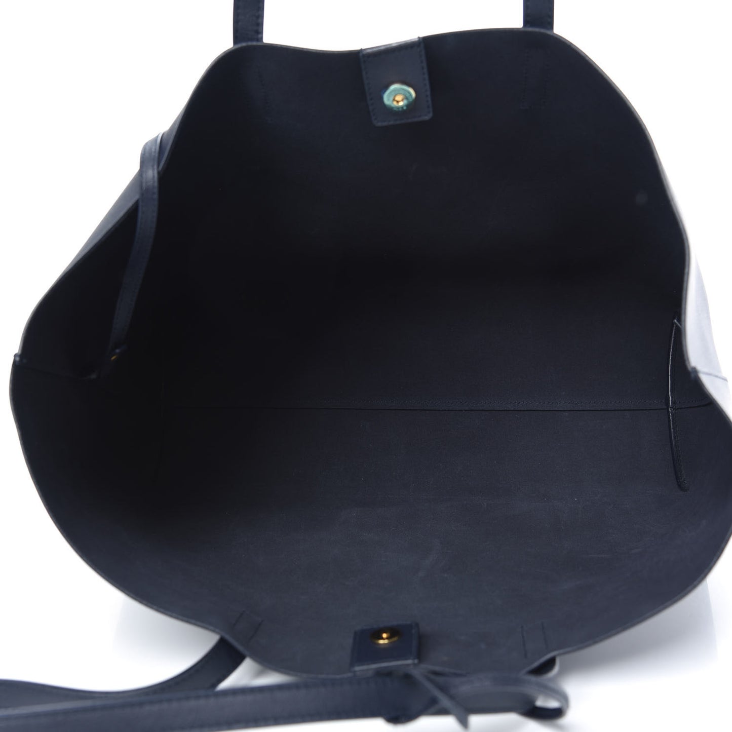Calfskin Large Shopping Tote Navy