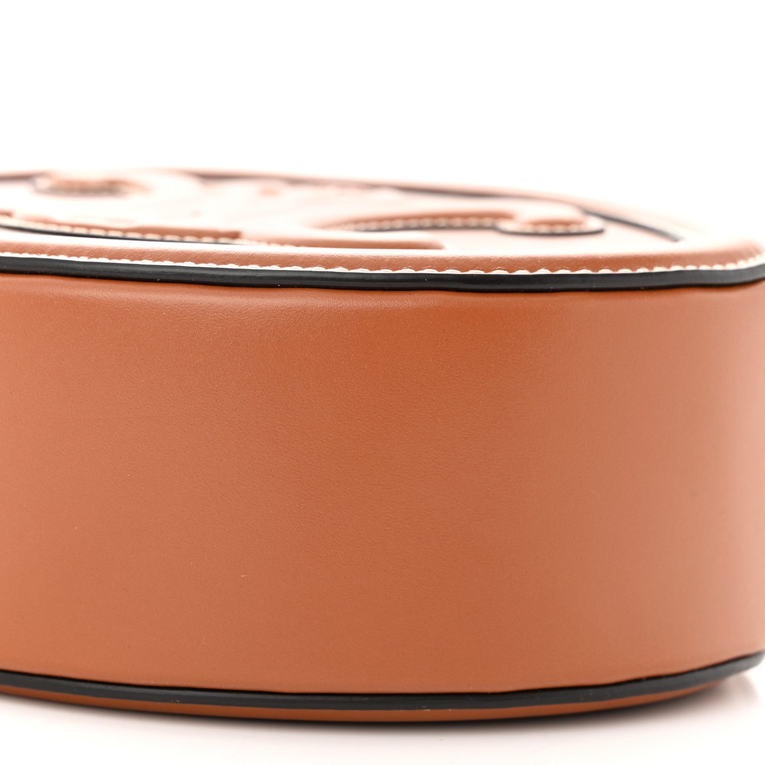 Celine Smooth Calfskin Cuir Triomphe Oval Bag Tan 10 of 10