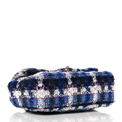Chanel Tweed Quilted Mini Rectangular Flap Blue Multicolor 3 of 8