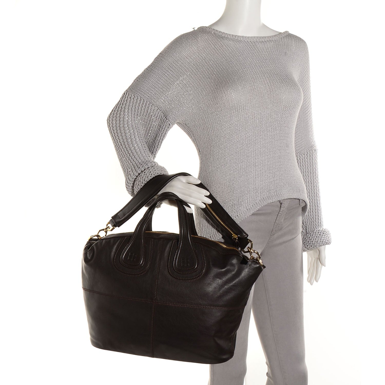Givenchy Calfskin Medium Nightingale Dark Brown 2 of 10