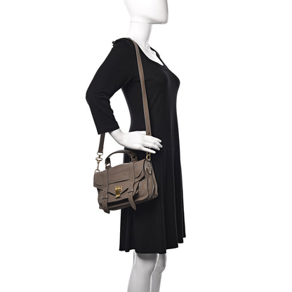 Proenza Schouler Lambskin Tiny PS1 Satchel Smoke 2 of 10