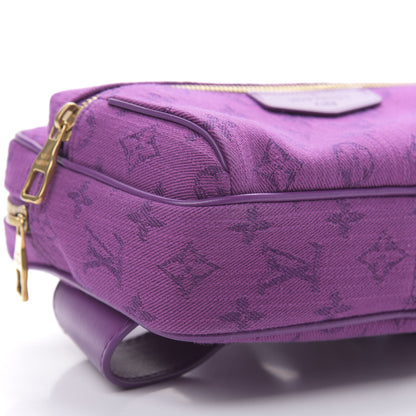 Louis Vuitton Denim Monogram Outdoor Bumbag Purple 9 of 10