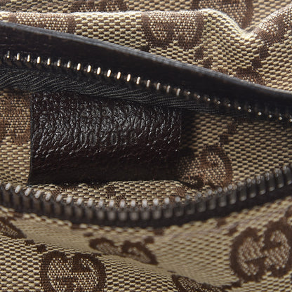 Gucci GG Monogram Double Pocket Belt Bag Dark Brown 8 of 8