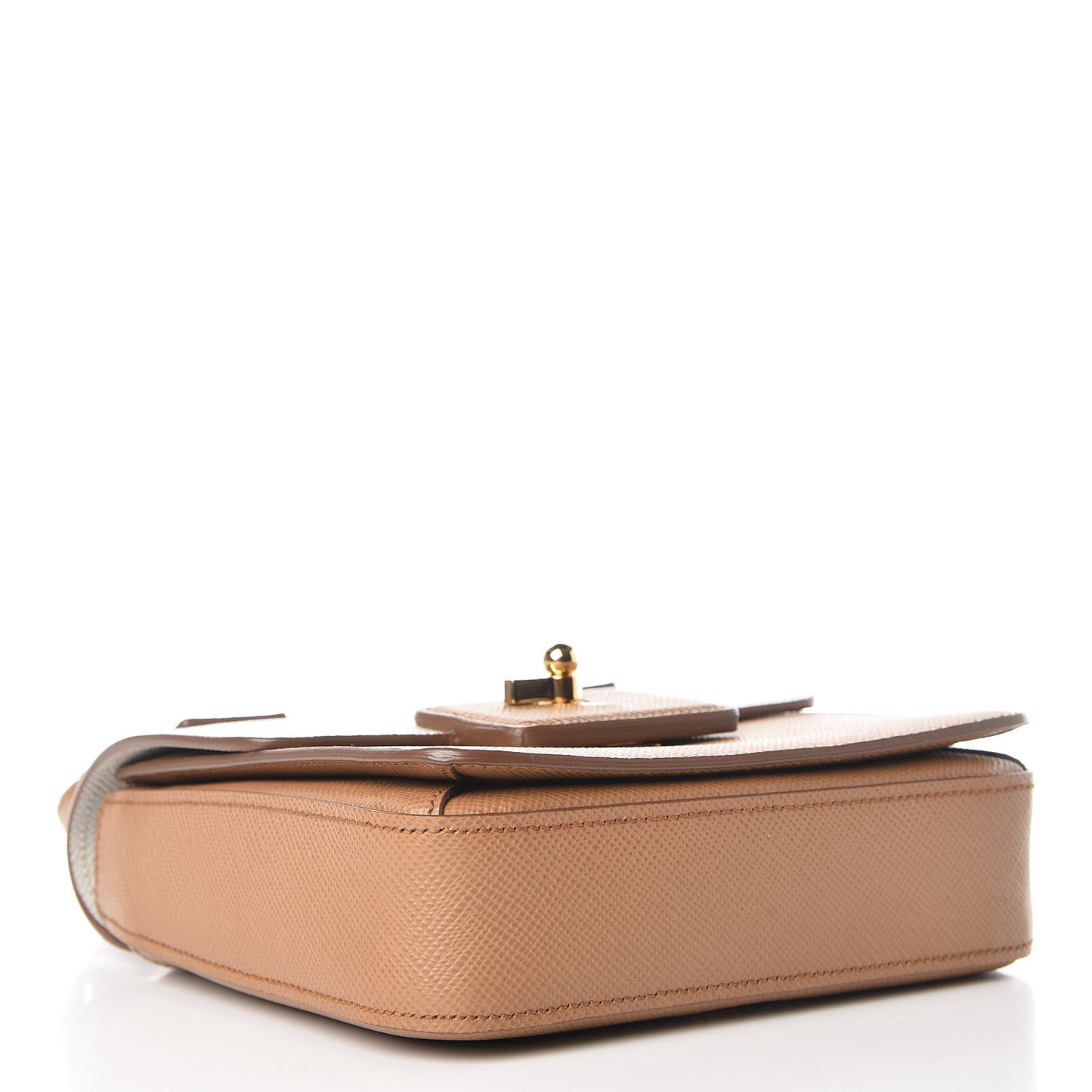Saffiano Pattina Crossbody Bag Caramel Talco