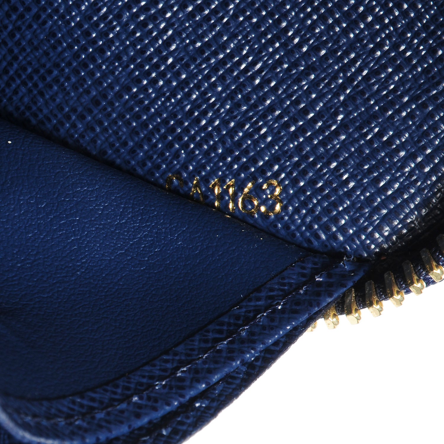 Louis Vuitton Damier Paillettes Zippy Wallet Blue 7 of 7