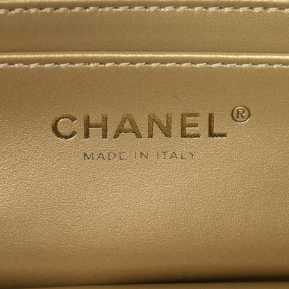 Chanel Lambskin Quilted Mini Rectangular Pearl Crush Flap Black 6 of 9